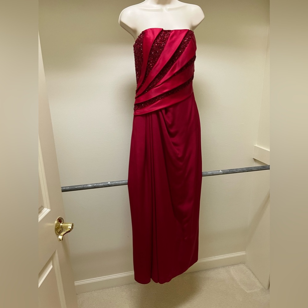 Theia long dress